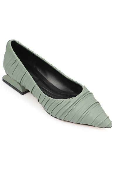 Capone Outfitters 1062 Women Mint Green Ballerina